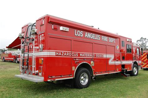 Lafd Hazmat Squad 87 Hazardous Materials Squad Los Angeles Fire