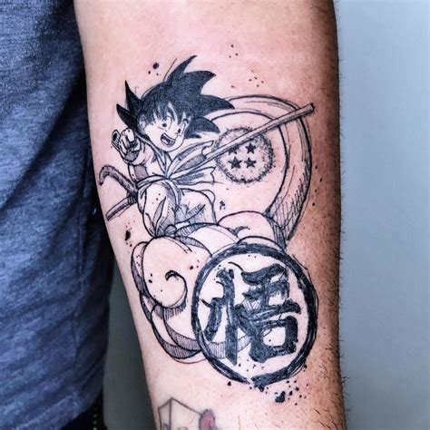 Dbz Tattoo Manga Tattoo Naruto Tattoo Anime Tattoos Comic Tattoo