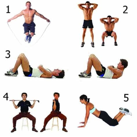 Ponerte cachas de una manera económica y sin moverte de casa. Personal trainers: Rutina de ejercicios que se puede ...