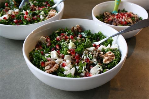 Wild Rice Salad With Feta Walnuts And Pomegranate Hungry Hungry Hippie