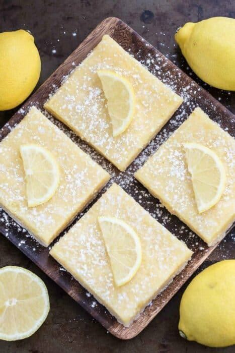 Whip 1 cup / 240ml of double cream until stiff and fold in the cold lemon curd. Keto Lemon Bars - BEST Low Carb Sugar Free Lemon Recipe
