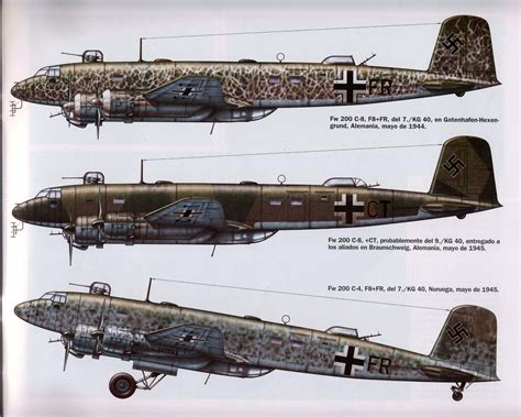 The Focke Wulf Fw 200 Luftwaffe Planes Wwii Airplane Wwii Bomber