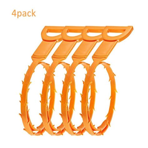 Maybe you would like to learn more about one of these? 4 Pack Drain Snake Hair Drain Clog Remover Cleaning Tool ...
