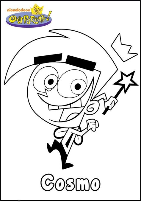 Christmas tree coloring pages for adults. Timmy Turner From The Fairly Oddparents Coloring Pages ...