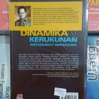 Jual Buku Dinamika Kerukunan Antar Umat Beragama Faisal Ismail Buku