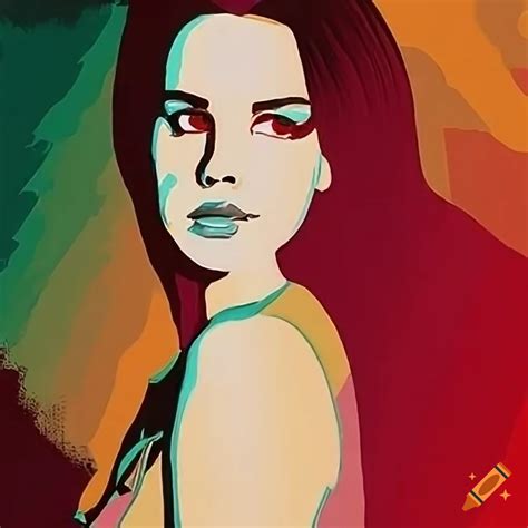 Lana Del Rey Pop Art