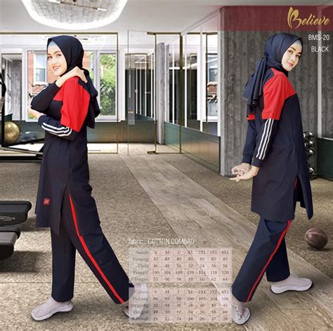 Baju kebaya muslim adalah salah satu pakaian khas dari indonesia. BAJU OLAHRAGA MUSLIM TERBARU BELIEVE BMS 20