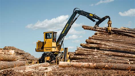 250D Loader Powerful Knuckleboom Log Loader Tigercat Equipment