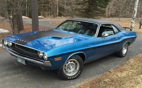 Dodge Challenger Hardtop 1970 Blue For Sale 1970 Dodge Challenger Rt