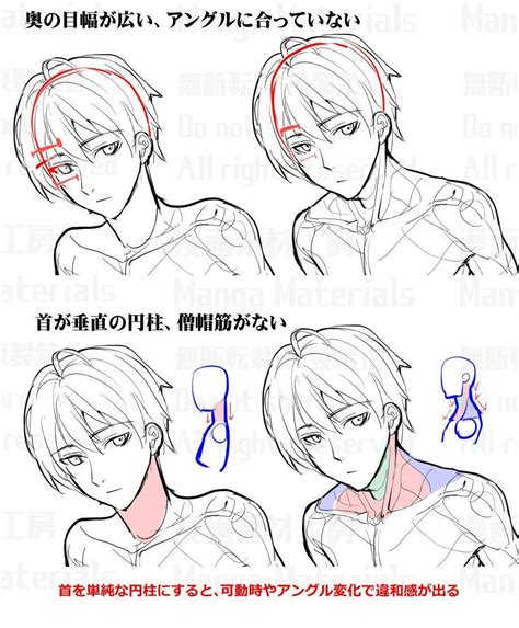 Anime Male Face Anatomy