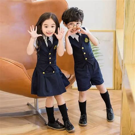Niños Estudiante Japonés Coreano Preppy Formales Uniformes Escolares