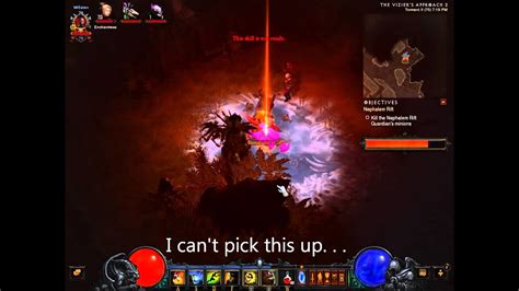 Diablo 3 Ramaladni's Gift CANT PICK IT UP !! 