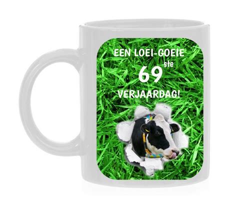 Cadeau Mok Leeftijd 69 Jaar Leuk Geschenk Voor Een