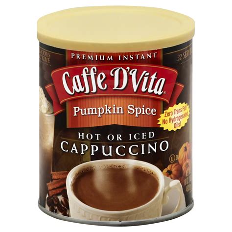 Caffe Dvita Pumpkin Spice Cappuccino Shop Coffee At H E B