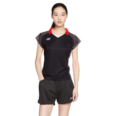 Buy Yonex Womens Cap Sleeve T Shirt Black 20411 Online At Lowest