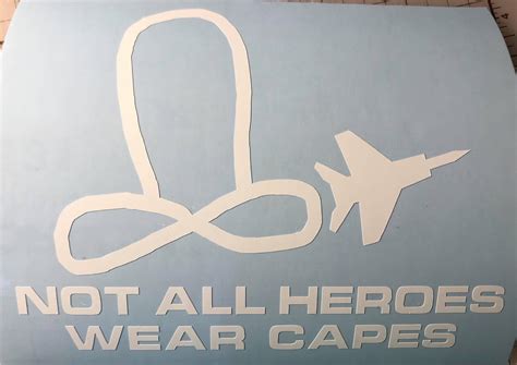 Navy Sky Penis Not All Heroes Wear Capes Military Decal