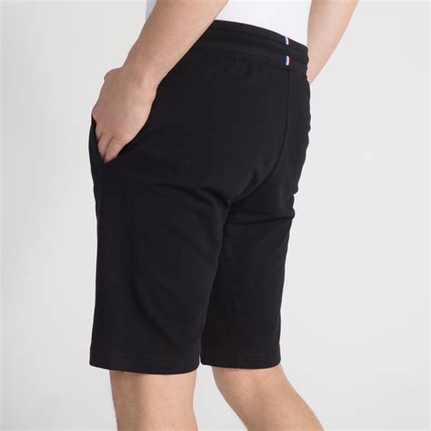 Homme Short Regular Essentiels Noir Et Noir Le Coq Sportif Shorts