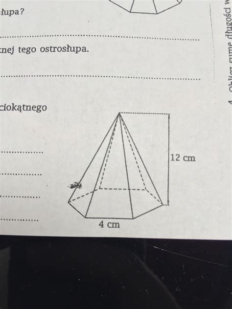 Oblicz Objto Ostrosupa Przedstawionego Na Rysunku Korzystajc Z