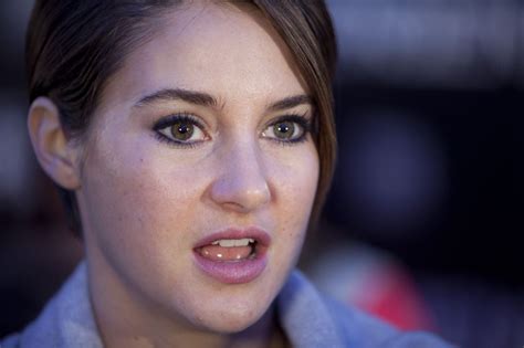 Insurgent & allegiant every minute we waste, another abnegation dies and another dauntless. Shailene Woodley - 'Divergent' Premiere in Madrid - April 2014