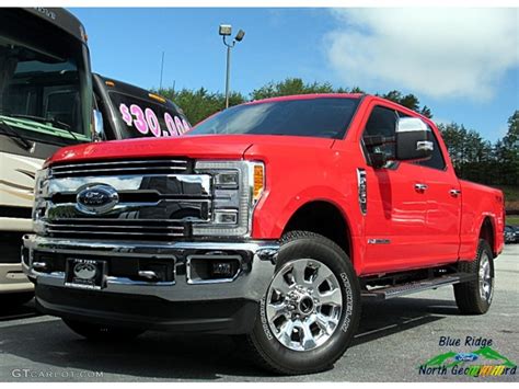 2018 Race Red Ford F250 Super Duty Lariat Crew Cab 4x4 127359808 Photo