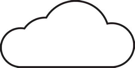 Download High Quality Clouds Clipart Outline Transparent Png Images