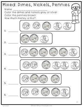 Counting Money First Grade | Counting money, Money math, Money worksheets