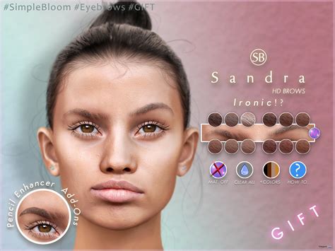 Sandra Ironic 12 Tones Unisex Eyebrows Pack March 2022 Group T By