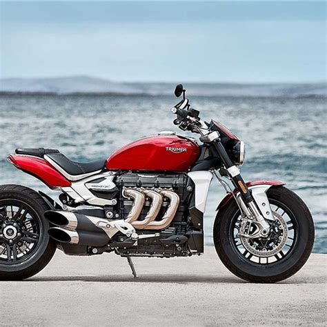 Triumph Rocket 3: This three-cylinder bike is as powerful as an SUV
