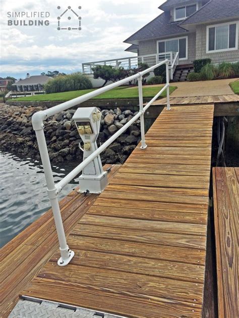 Corrosion Resistant Boat Dock Railing Railings Outdoor Outdoor Stair Railing Outdoor Stairs
