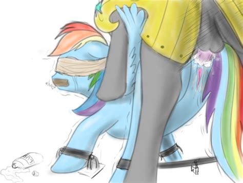 95346 Blindfold Rainbow Dash Guard Pony Artist Thorheim