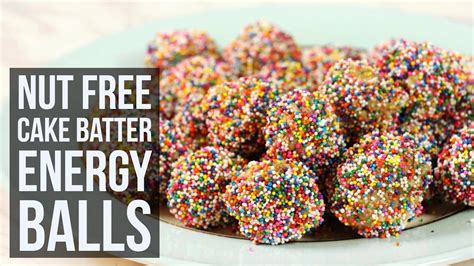 These vegan birthday cake energy balls are incredibly easy to make for the perfect snack or quick treat. Nut-Free Cake Batter Energy Balls | Healthy Snack Recipe ...