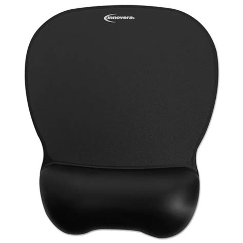 Innovera Gel Mouse Pad Wwrist Rest Nonskid Base 8 14 X 9 58