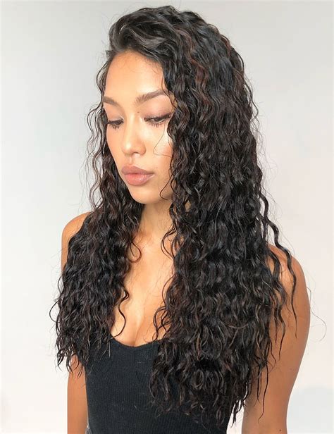 Spiral perm style with hair clips. 35 Cool Perm Hair Ideas Everyone Will Be Obsessed With in 2019 | Permed hairstyles, Spiral perm ...
