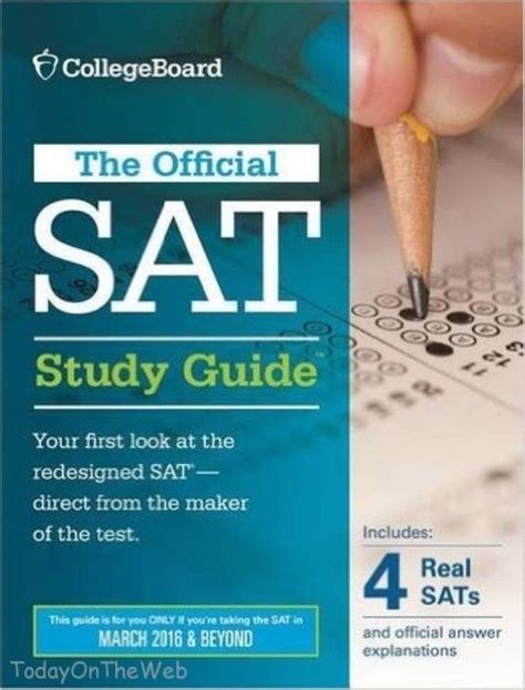 The Official Sat Study Guide New Edition Paperback With 4 Practice