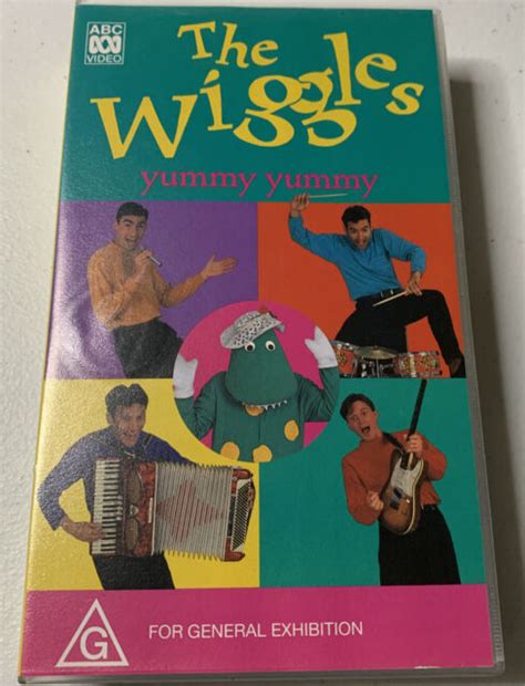The Wiggles Yummy Yummy Vhs Abc For Kids Australia Childrens Video Tape