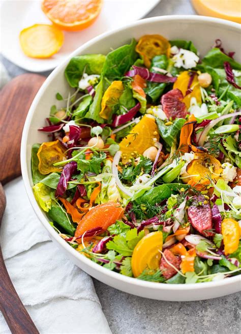 Roasted Citrus Beet Salad with Goat Cheese | Familystyle Food