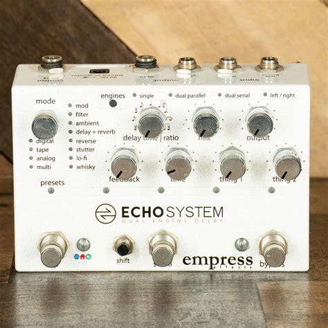 Empress Echosystem Dual Engine Delay Effect Pedal Used