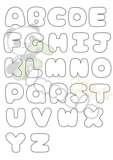 Pin De Flanelo Craft En Pattern Alphabet Moldes De Letras Bonitas