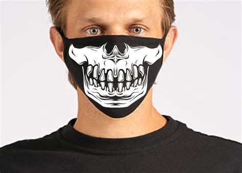 Skull Face Mask Washable Face Maskreusable Face Mask