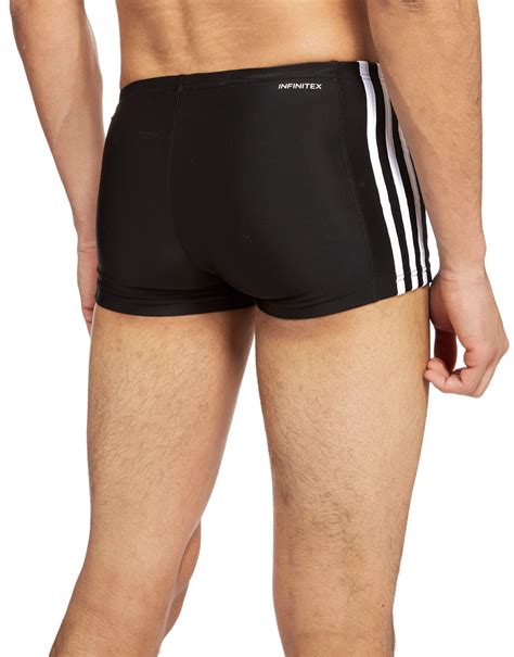 Adidas Synthetic Aqua Swim Shorts In Blackwhite Black For Men Lyst