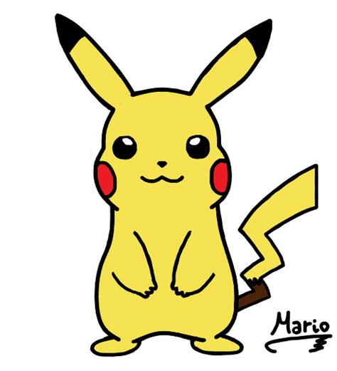Tutorial Pikachu Por Mario 19 Dibujando