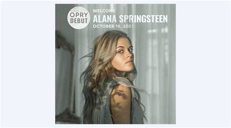 Luke Bryan Surprises Alana Springsteen With Invitation To Debut At The Grand Ole Opry The