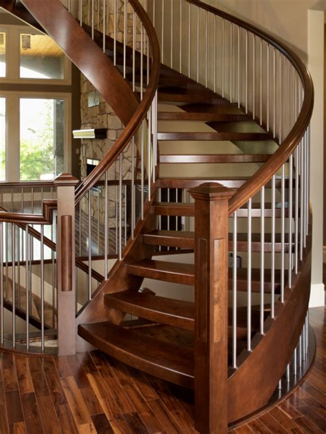 Fluent Maple Open Rise Specialized Stair And Rail