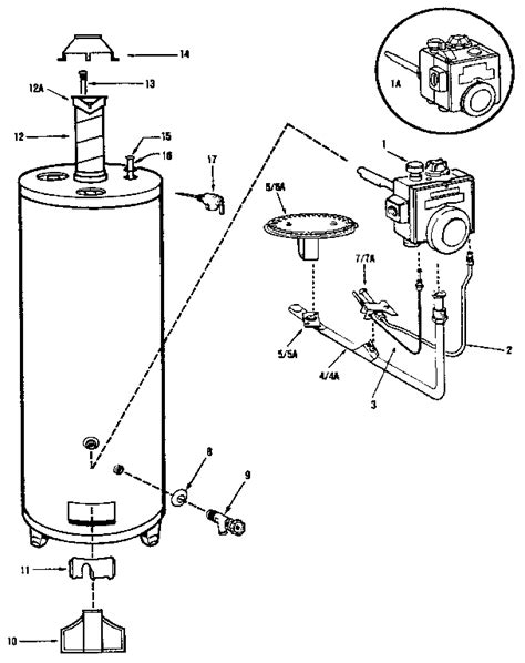 Rheem Gas Water Heater Parts Diagram Wiring Site Resource