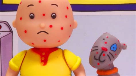 Caillou And Gilbert Have Chicken Pox Funny Animated Cartoons Kids