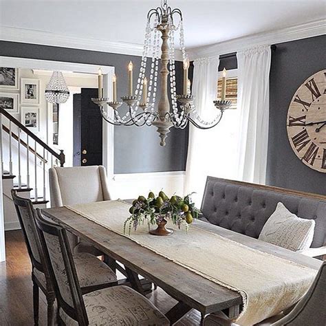 Its tempered clear glass table top perfectly complements its charcoal wood grain legs and stainless steel base. Benjamin Moore on Instagram: "Our Kendall Charcoal HC-166 ...