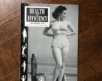 Health And Efficiency Magazine Etsy Uk