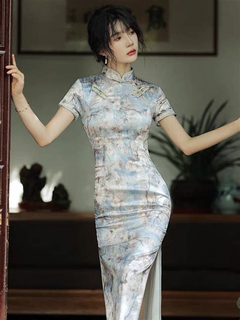 cheongsam chinese qipao dress traditional chinese etsy