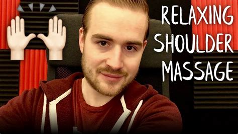 Asmr Relaxing Shoulder Massage Roleplay Youtube