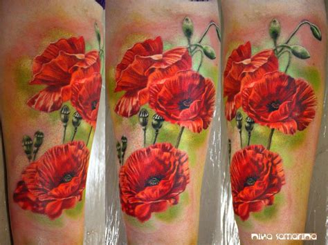 Poppies Tattoo By Nikasamarina On Deviantart